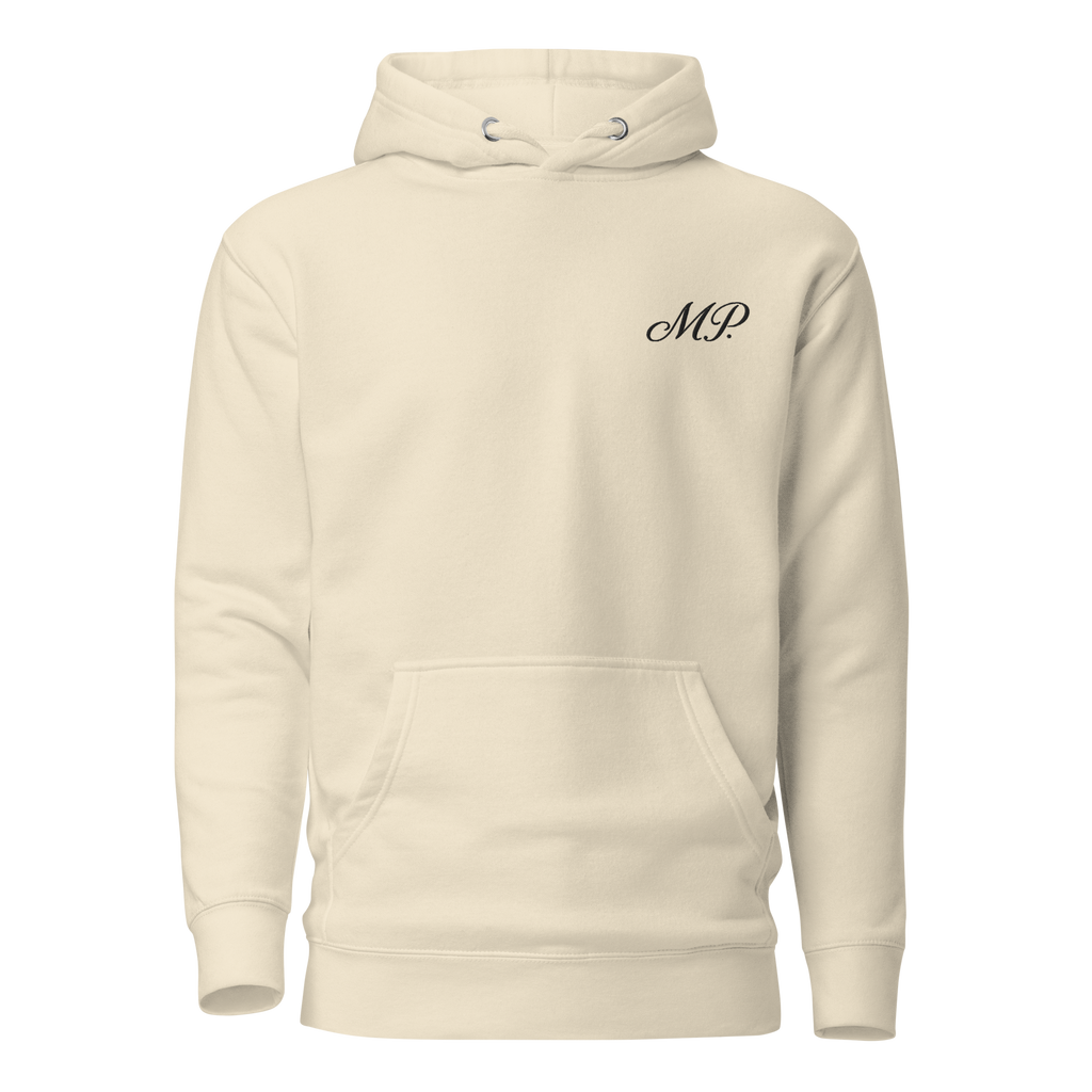 Sweat M.P. à Capuche Logo Noir Brodé