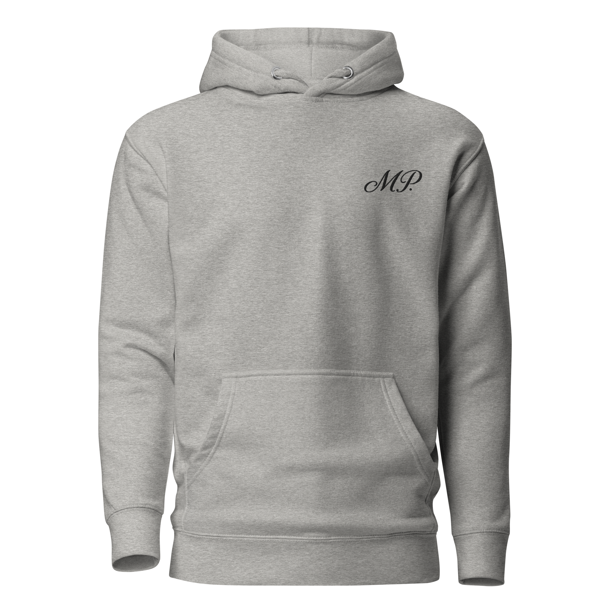 Sweat M.P. à Capuche Logo Noir Brodé