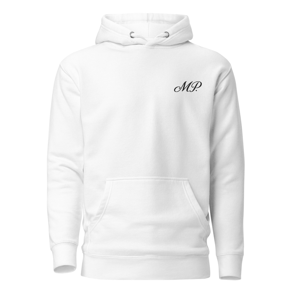 Sweat M.P. à Capuche Logo Noir Brodé