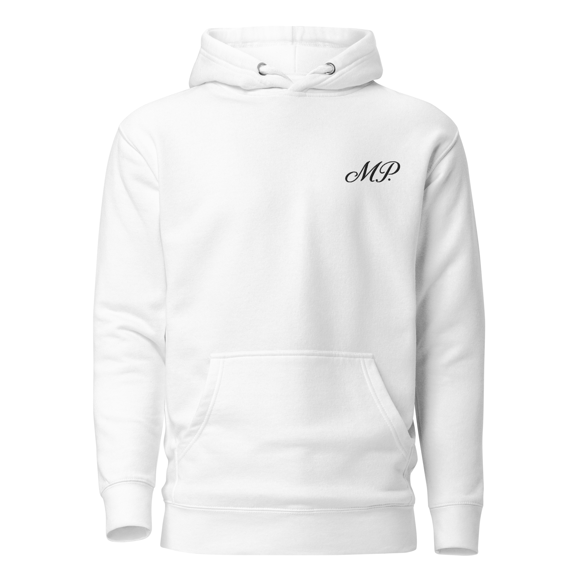 Sweat M.P. à Capuche Logo Noir Brodé